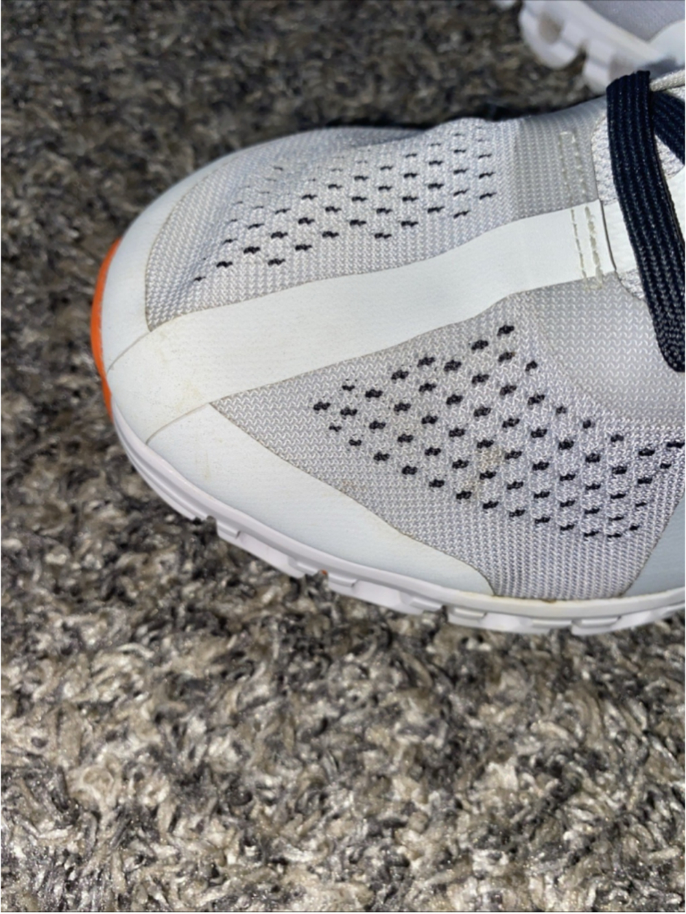 On Cloudflow Womens Size 9.5 Gray Green Athletic Running Walking Shoes Sneakers - Picture 9 of 13